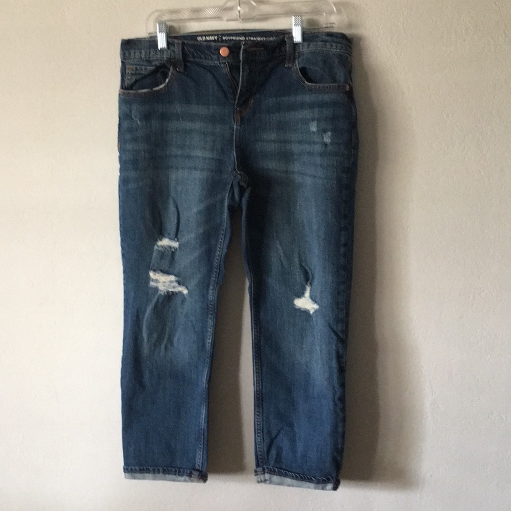 OLD NAVY BOYFRIEND STRAIGHT LEGGED  JEANS 10PETITE